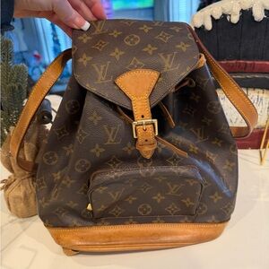 Louis Vuitton Brown Monogram Backpack 100% Authentic!